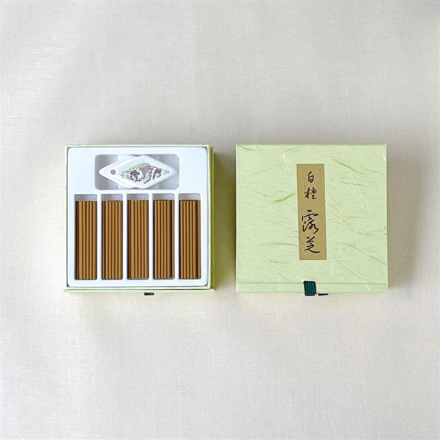 白檀 露芝 棒状 香立付