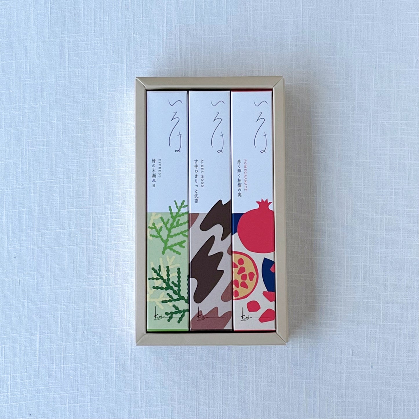 選べるギフト お香いろは3入 ギフトボックス