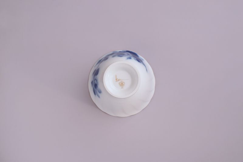 【香十オリジナル限定商品】香炉ブルーローズ （大倉陶園造）
