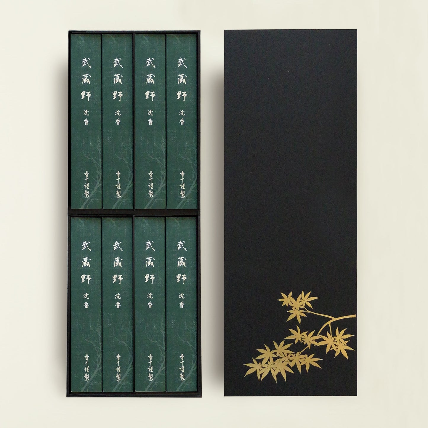 「武蔵野沈香」8箱入　黒箱進物
