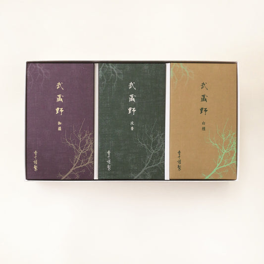 武蔵野バラ詰　詰合　三種揃え(伽羅・沈香・白檀)