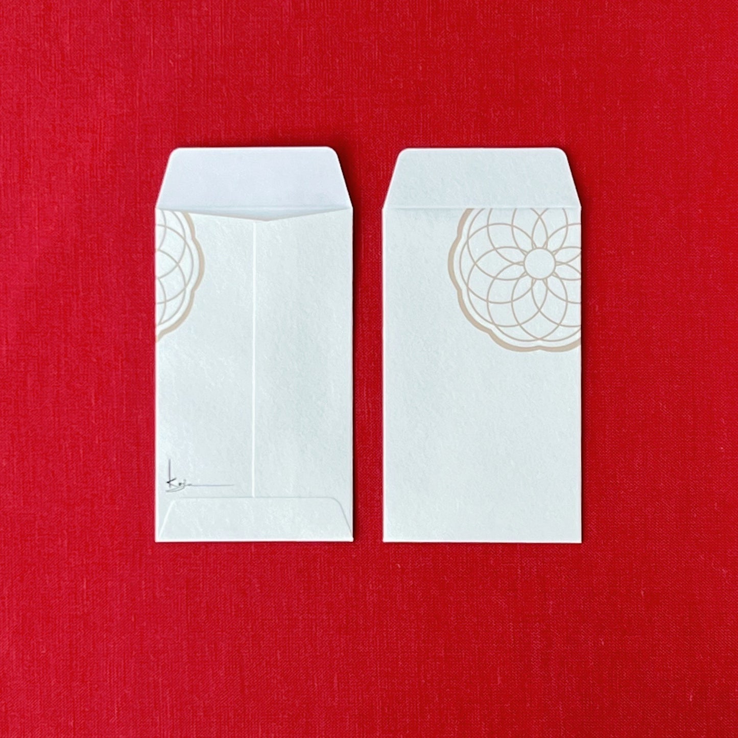 【送料無料】ネコポス発送限定　オンライン先行発売　名私香「謹賀新年」伽羅の香り12枚セットぽち袋付