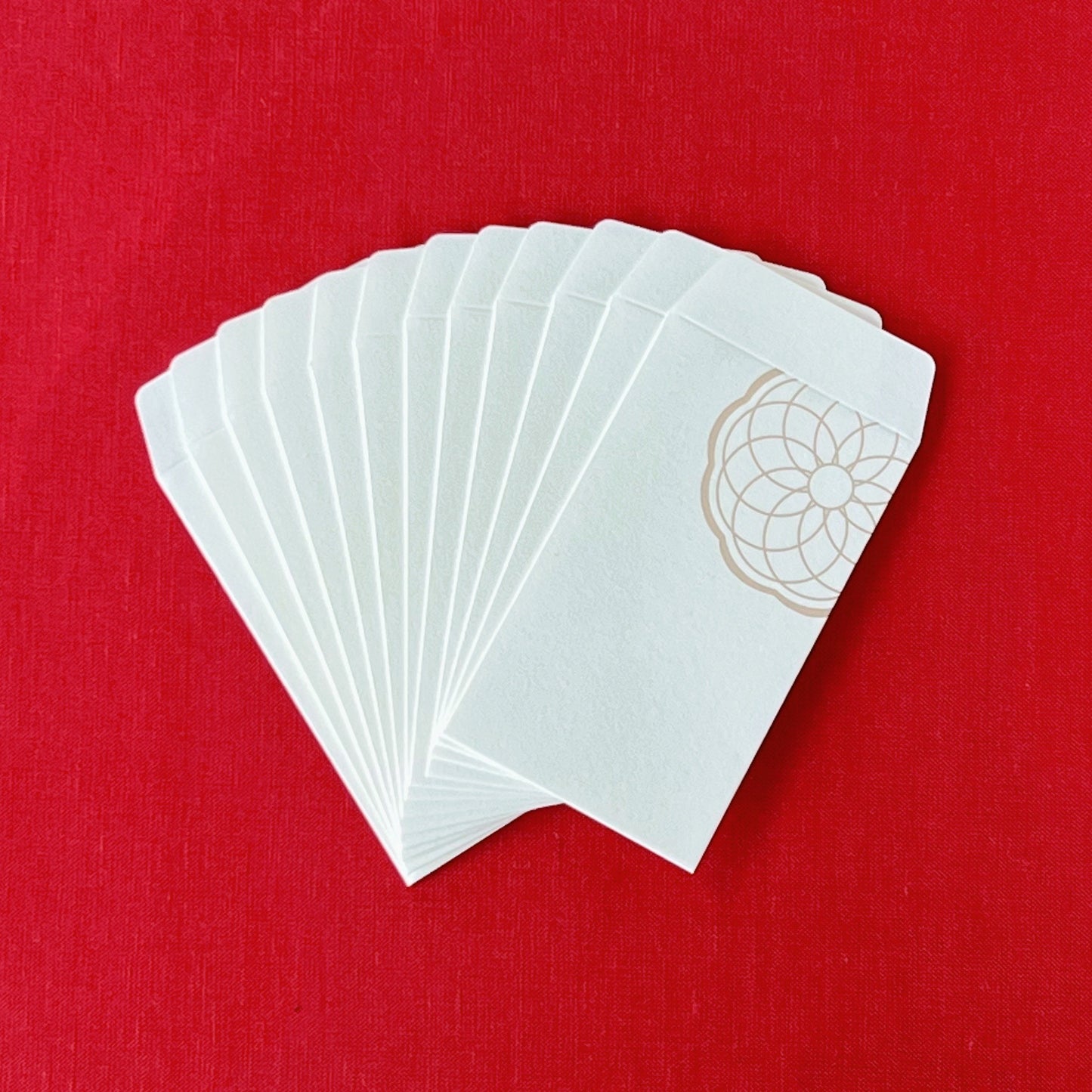 【送料無料】ネコポス発送限定　オンライン先行発売　名私香「謹賀新年」伽羅の香り12枚セットぽち袋付