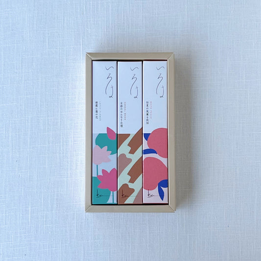 選べるギフト　お香いろは３入　ギフトボックス