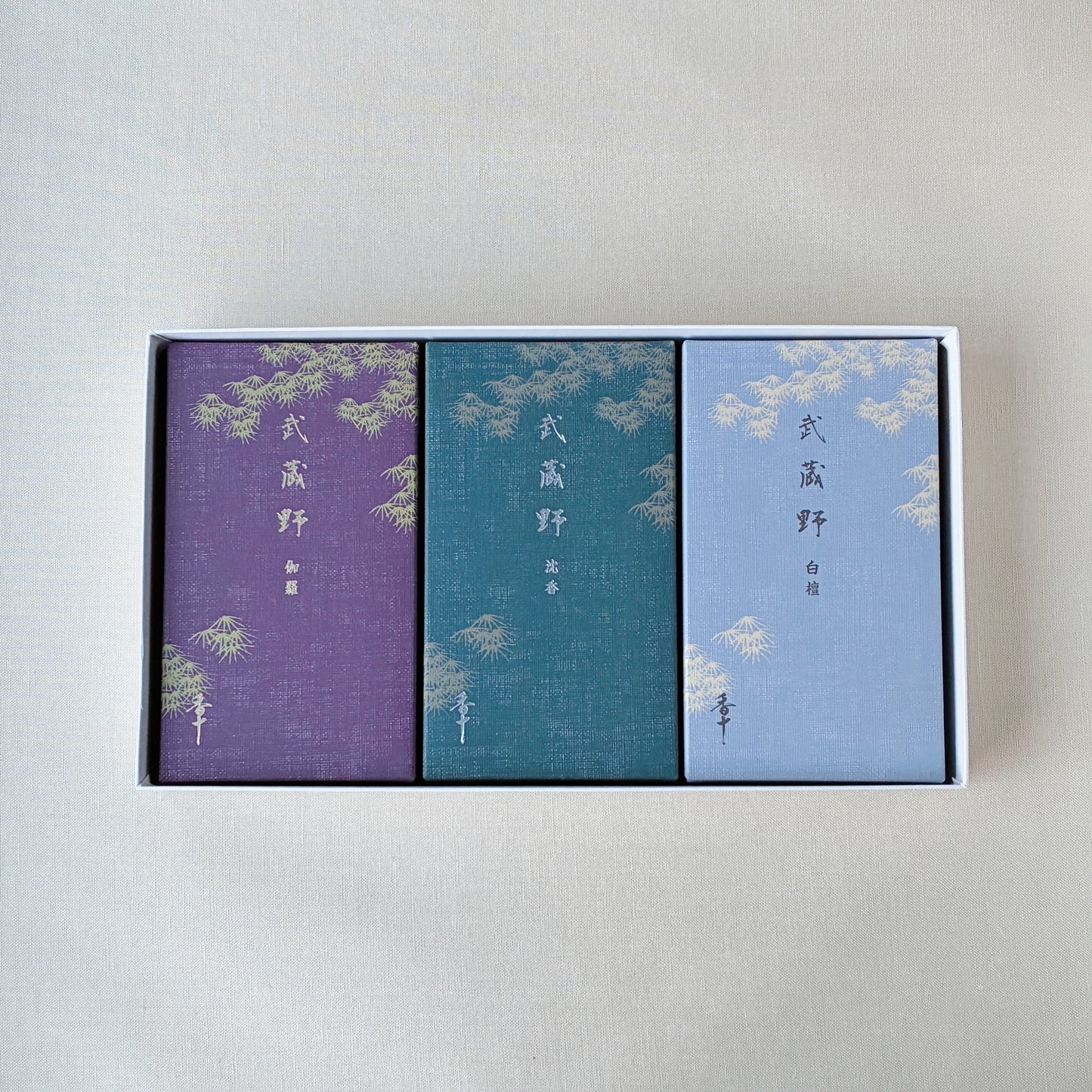 武蔵野バラ詰　詰合　三種揃え(伽羅・沈香・白檀)