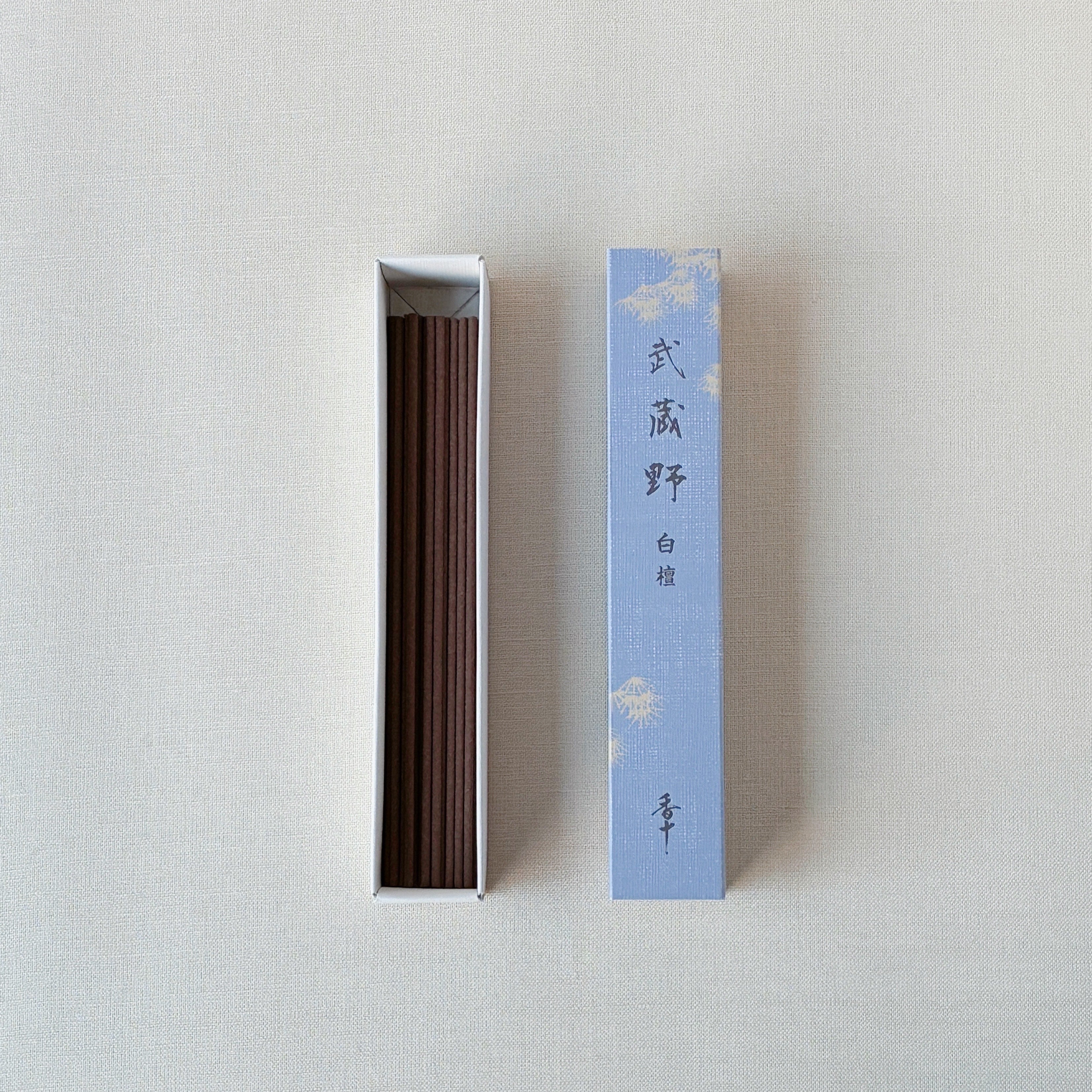 武蔵野 桐箱進物 白檀揃え｜香十のお線香ギフト – 香十オンラインショップ